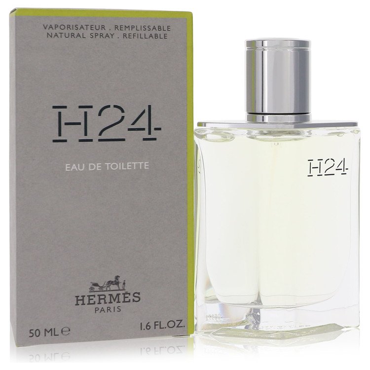 H24 1.6 oz Eau De Toilette Refillable Spray For Men By Hermes