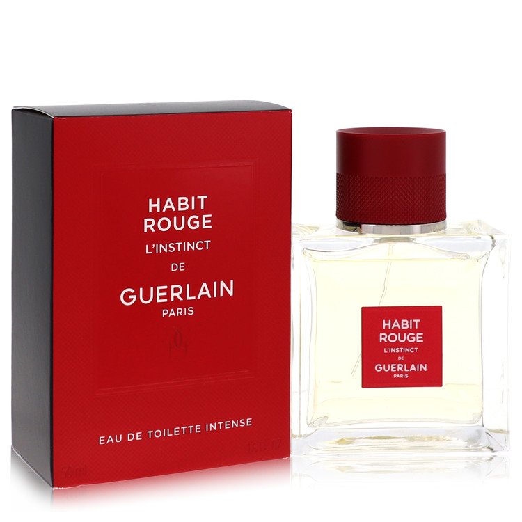 Habit Rouge L'instinct 1.6 oz Eau De Toilette Intense Spray For Men By Guerlain