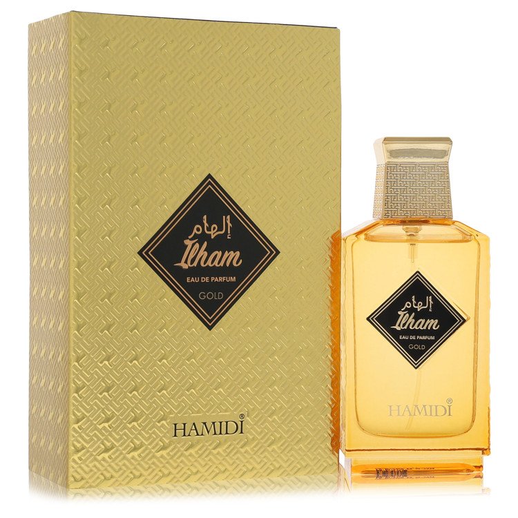 Hamidi Ilham Gold 3.4 oz Eau De Parfum Spray For Men By Hamidi