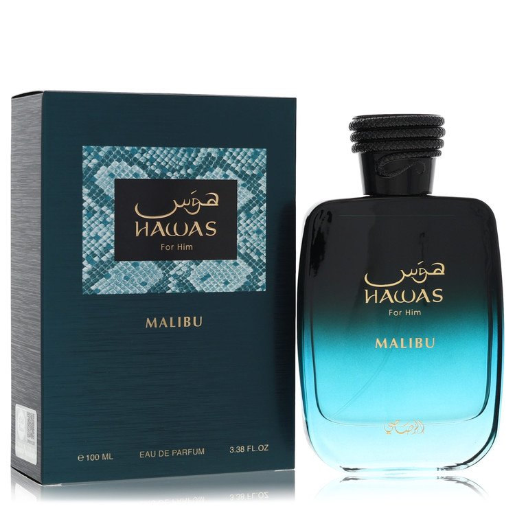 Hawas Malibu 3.38 oz Eau De Parfum Spray For Men By Rasasi