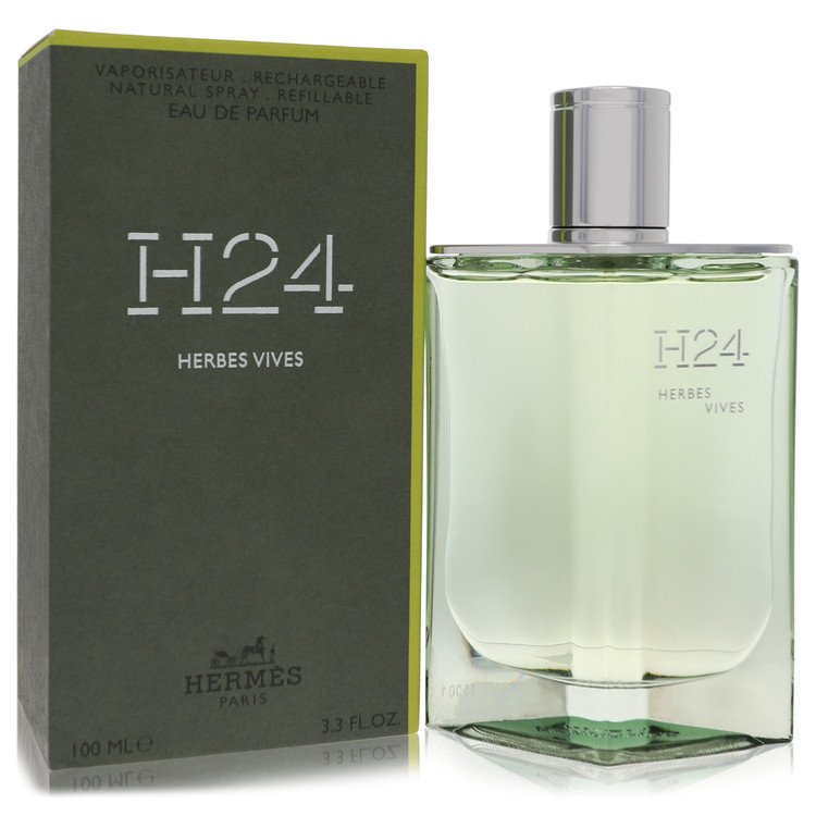 Hermes H24 Herbes Vives 3.4 oz Eau De Parfum Refillable Spray For Men By Hermes