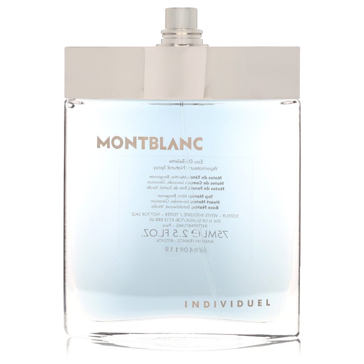 Individuelle Eau De Toilette Spray 2.5 oz Eau De Toilette Spray (Tester) For Men By Mont Blanc