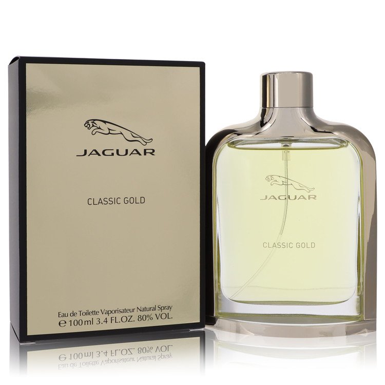 Jaguar Classic Gold 3.4 oz Eau De Toilette Spray For Men By Jaguar
