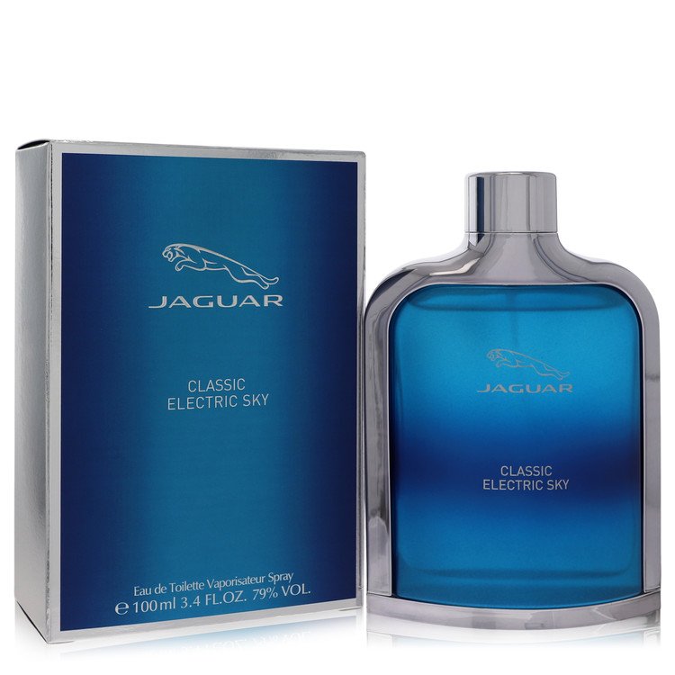 Jaguar Classic Electric Sky 3.4 oz Eau De Toilette Spray For Men By Jaguar