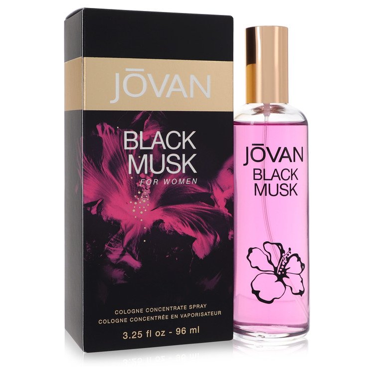 Jovan Black Musk 3.25 oz Cologne Concentrate Spray For Women By Jovan