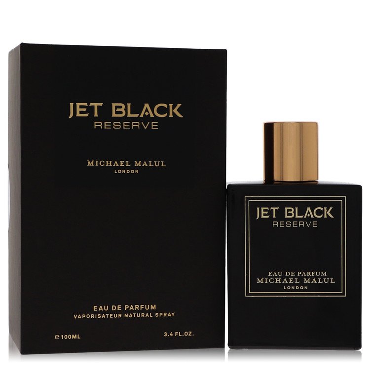 Jet Black Reserve 3.4 oz Eau De Parfum Spray For Men By Michael Malul