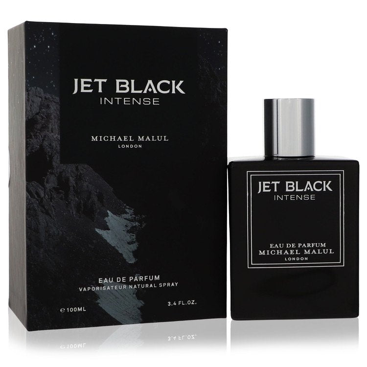 Jet Black Intense 3.4 oz Eau De Parfum Spray For Men By Michael Malul