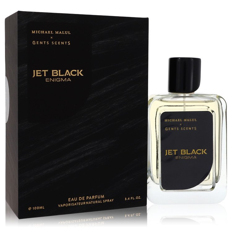 Jet Black Enigma 3.4 oz Eau De Parfum Spray For Men By Michael Malul