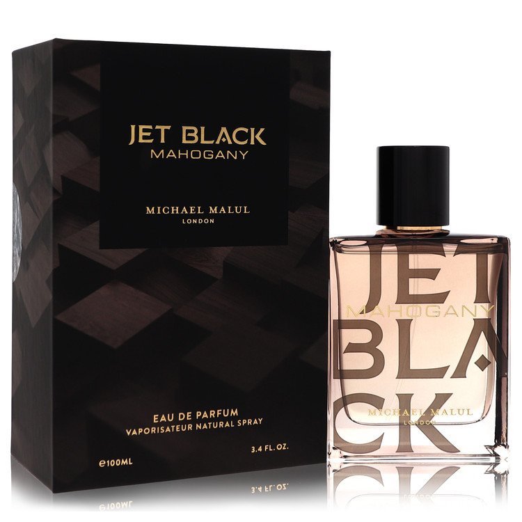Jet Black Mahogany 3.4 oz Eau De Parfum Spray For Men By Michael Malul