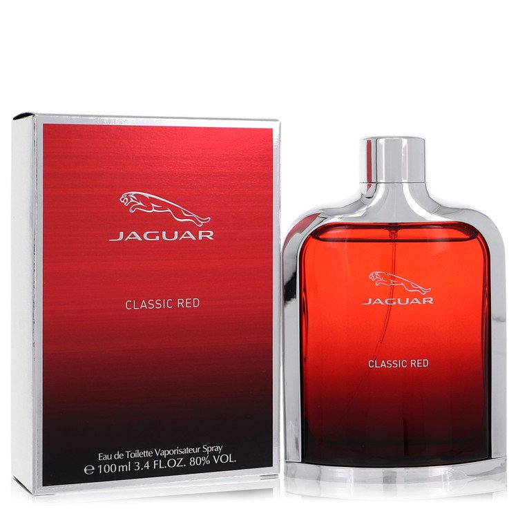Jaguar Classic Red 3.4 oz Eau De Toilette Spray For Men By Jaguar