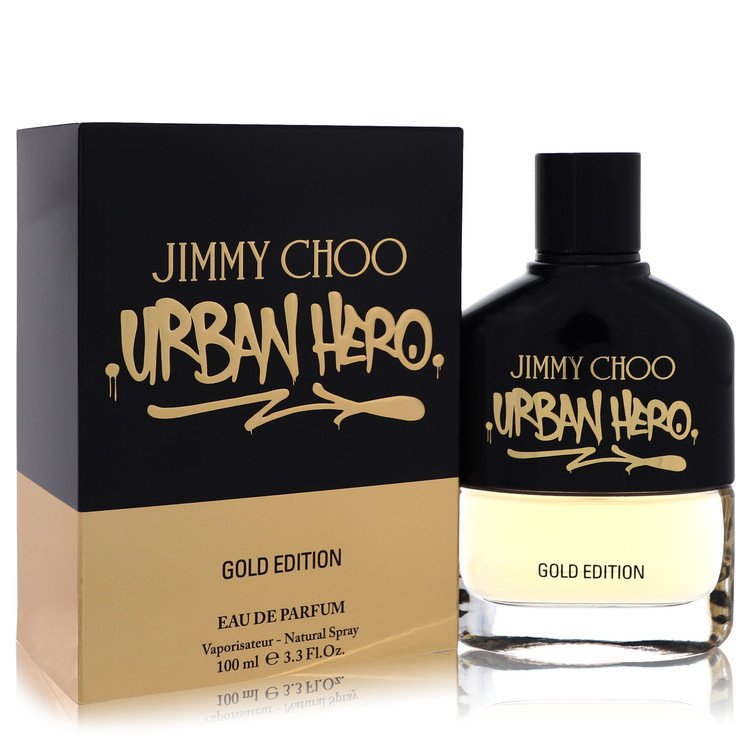 Jimmy Choo Urban Hero Gold Edition 3.3 oz Eau De Parfum Spray For Men By Jimmy Choo