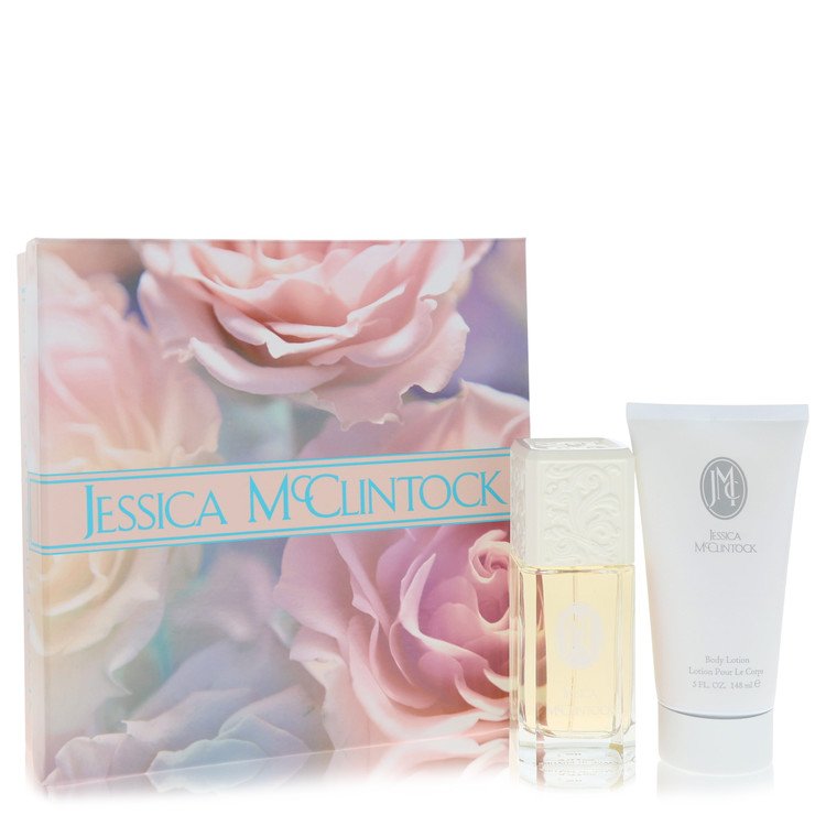 Jessica Mc Clintock Gift Set 3.4 oz Eau De Parfum Spray + 5 oz Body Lotion For Women By Jessica McClintock