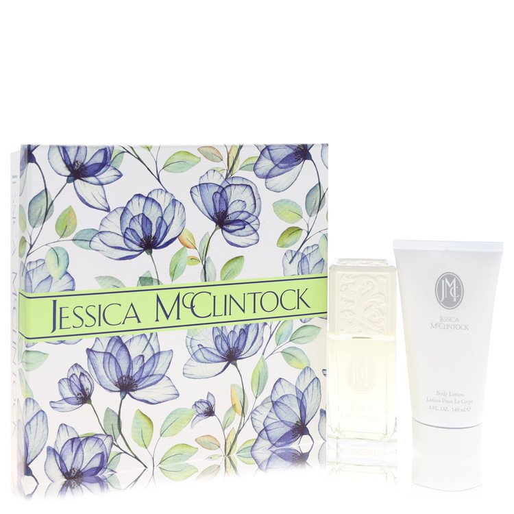 Jessica Mc Clintock Gift Set 3.4 oz Eau De Parfum Spray + 5 oz Body Lotion For Women By Jessica McClintock
