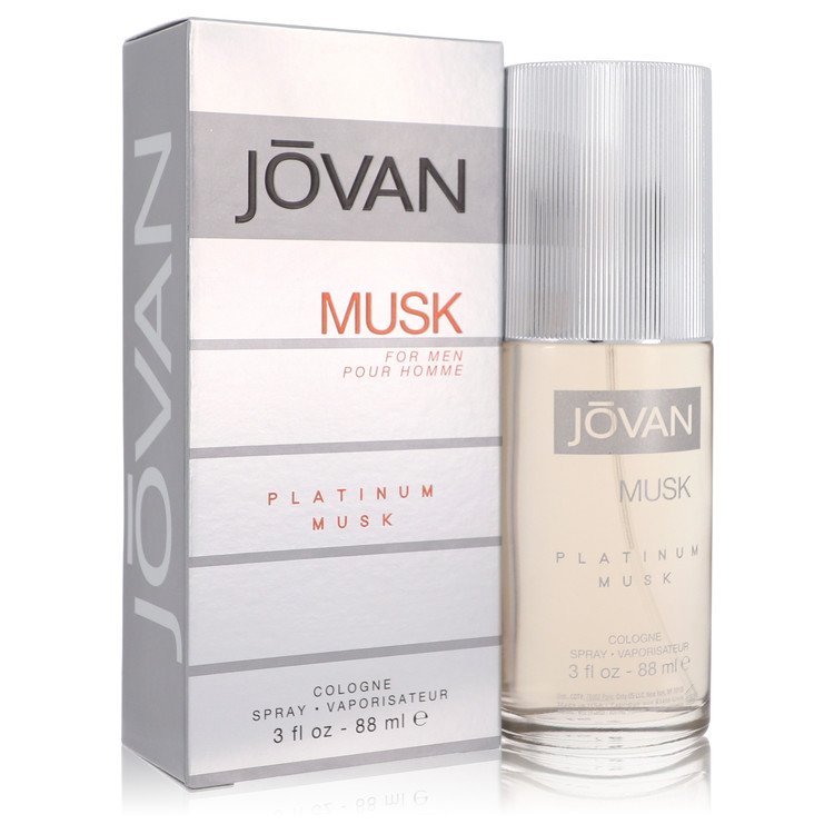 Jovan Platinum Musk 3 oz Cologne Spray For Men By Jovan