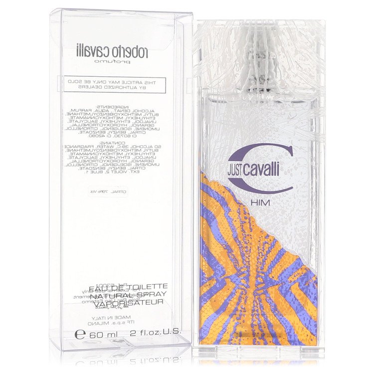 Just Cavalli 2 oz Eau De Toilette Spray For Men By Roberto Cavalli