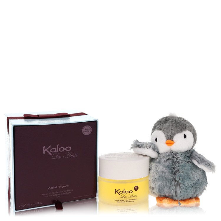 Kaloo Les Amis 3.4 oz Alcohol Free Eau D'ambiance Spray + Free Penguin Soft Toy For Men By Kaloo