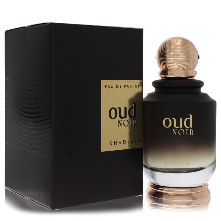 Khadlaj Oud Noir Eau De Parfum Spray 3.4 oz Eau De Parfum Spray (Unisex) For Men By Khadlaj