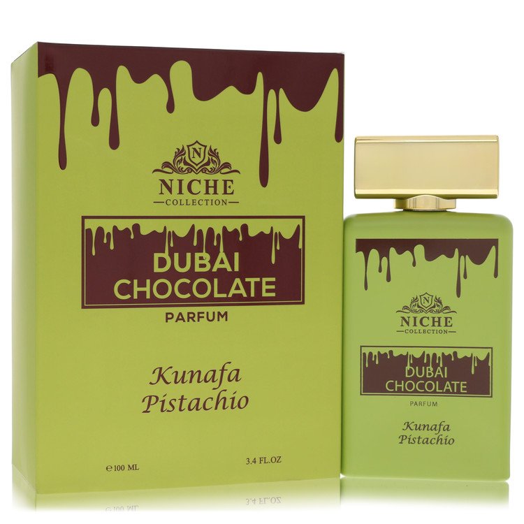 Khalis Niche Dubai Chocolate Kunafa Pistachio 3.4 oz Parfum Spray For Men By Khalis