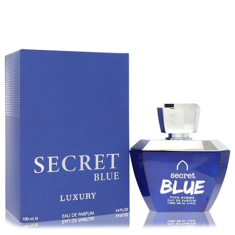 Khalis Secret Blue Luxury Collection 3.4 oz Eau De Parfum Spray For Men By Khalis