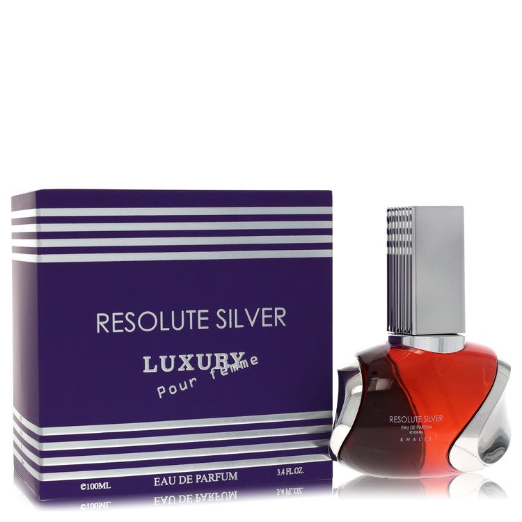 Khalis Resolute Silver Luxury Collection 3.4 oz Eau De Parfum Spray For Women By Khalis