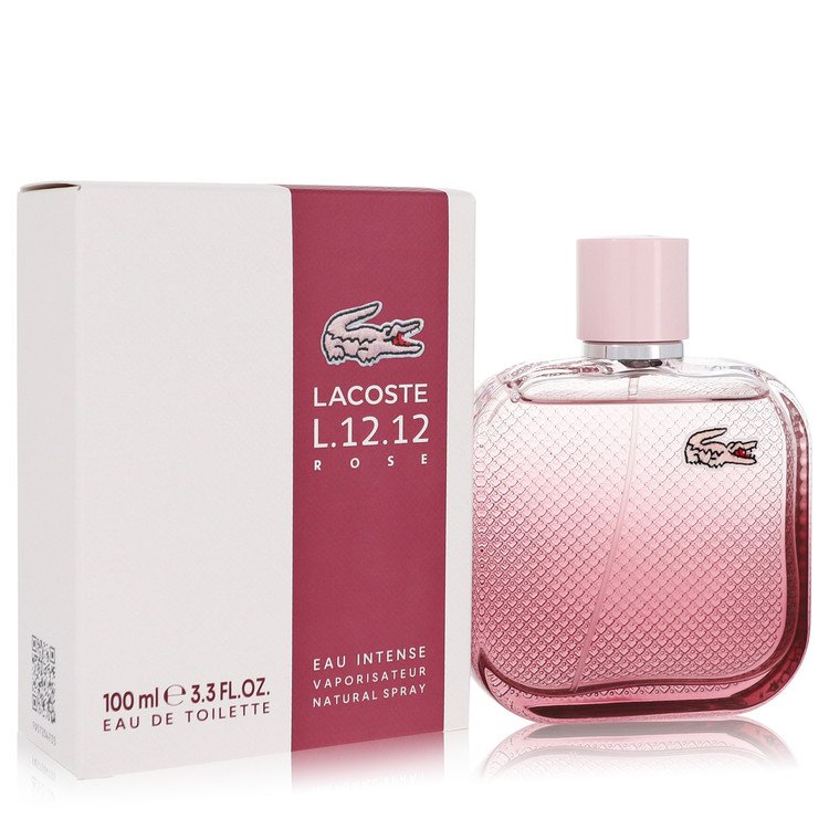 Lacoste Eau De Lacoste L.12.12 Rose Eau Intense 3.3 oz Eau De Toilette Spray For Women By Lacoste