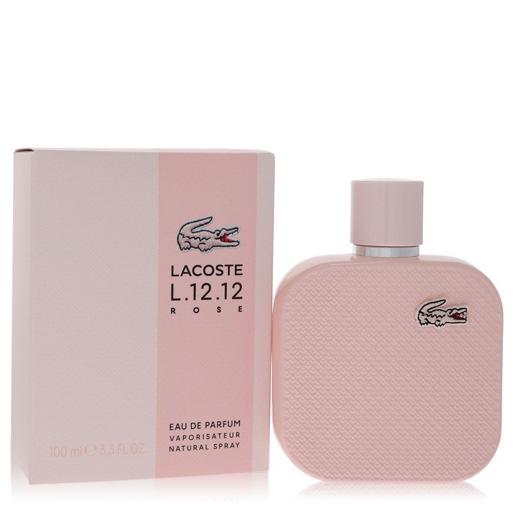 Lacoste Eau De Lacoste L.12.12 Rose 3.3 oz Eau De Parfum Spray For Women By Lacoste