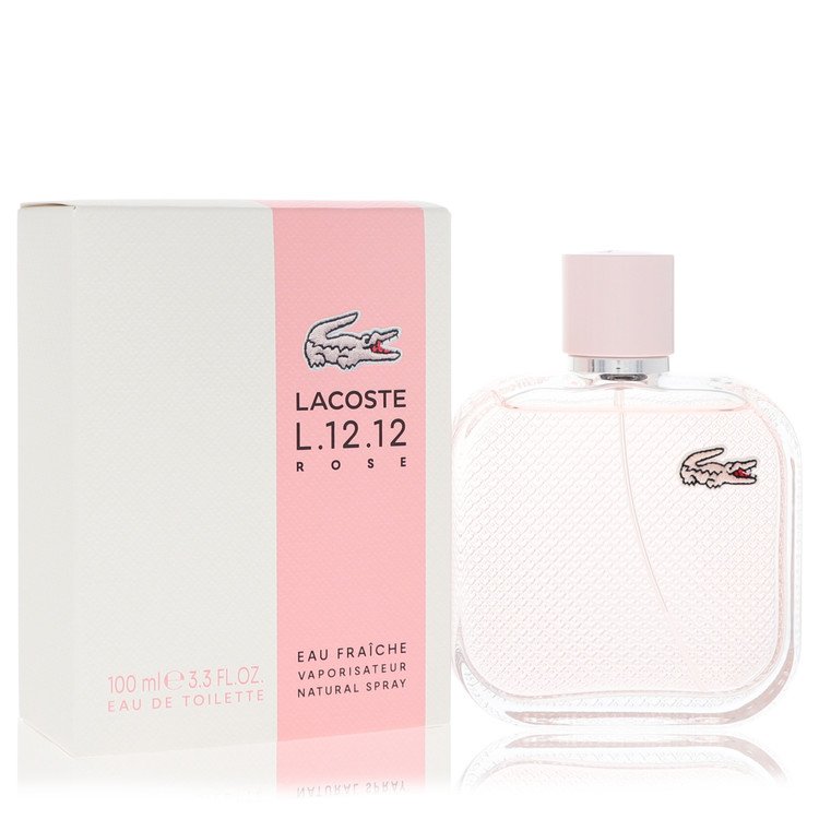Lacoste Eau De Lacoste L.12.12 Rose Eau Fraiche 3.3 oz Eau De Toilette Spray For Women By Lacoste