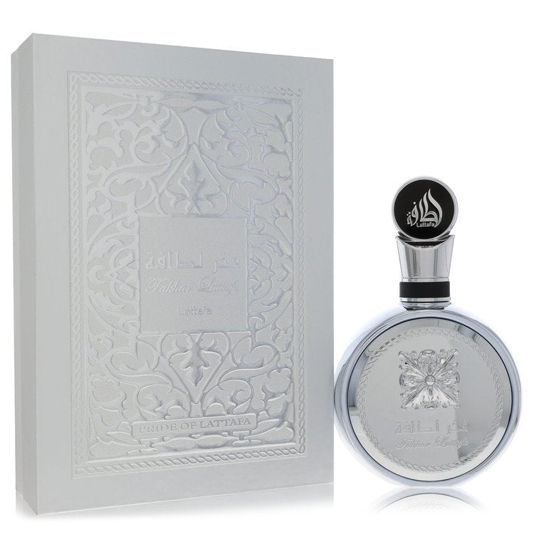 Lattafa Fakhar Platin Eau De Parfum Spray 3.4 oz Eau De Parfum Spray (Unisex) For Men By Lattafa