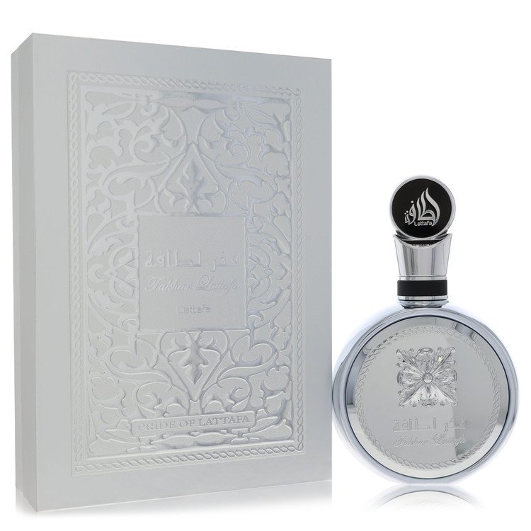 Lattafa Fakhar Platin 3.4 oz Eau De Parfum Spray (Unisex) For Men By Lattafa
