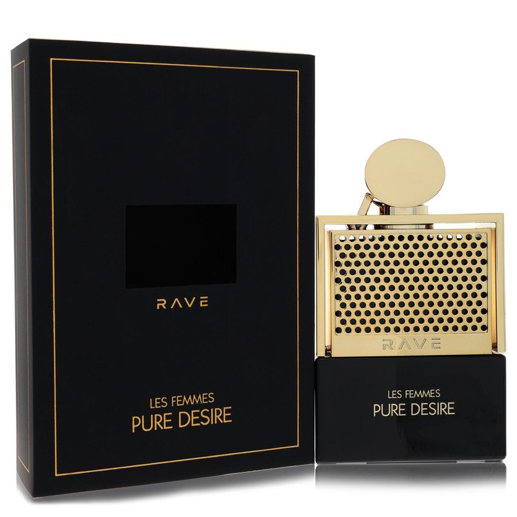 Lattafa Rave Pure Desire Gold 3.4 oz Eau De Parfum Spray For Women By Lattafa