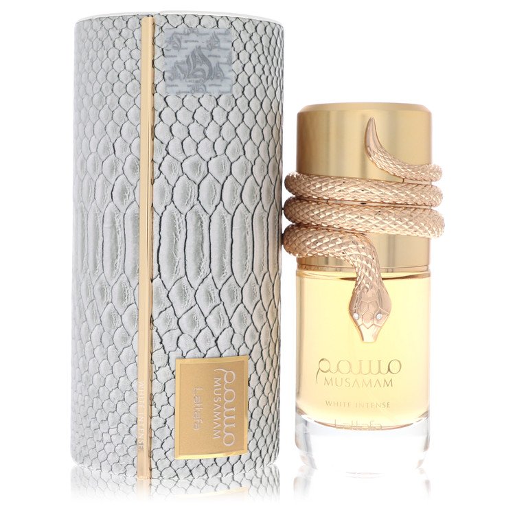 Lattafa Musamam White Intense Eau De Parfum Spray 3.4 oz Eau De Parfum Spray (Unisex) For Men By Lattafa