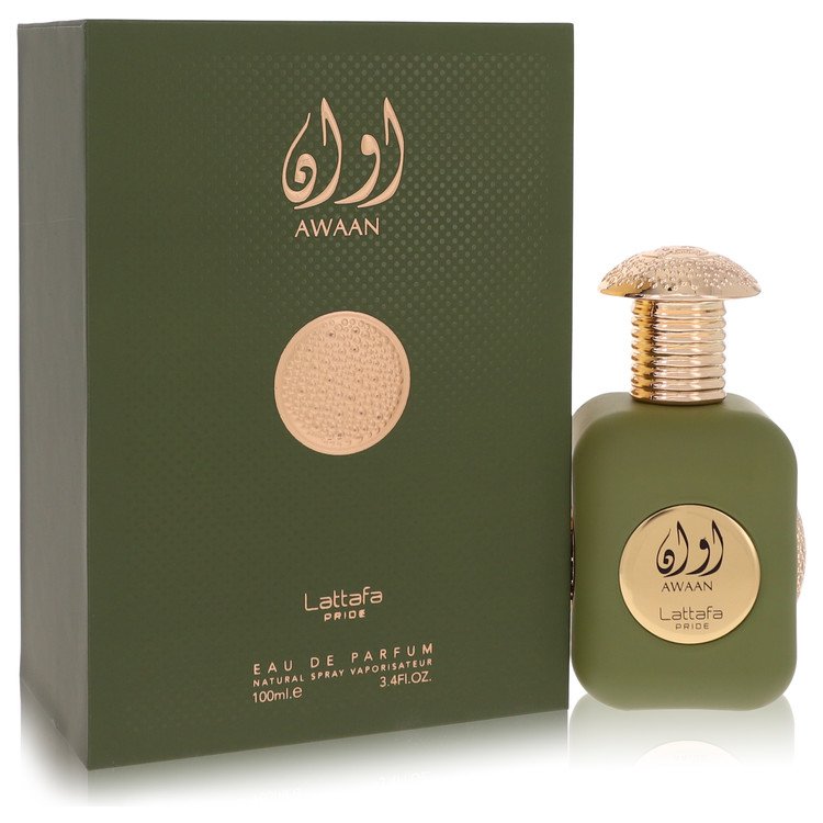 Lattafa Pride Awaan Eau De Parfum Spray 3.4 oz Eau De Parfum Spray (Unisex) For Men By Lattafa