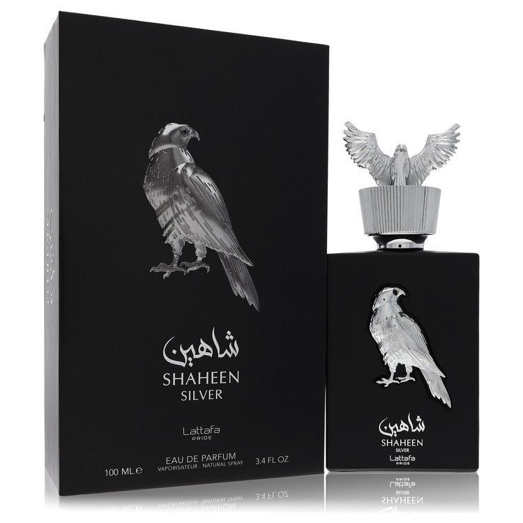 Lattafa Pride Shaheen Silver Eau De Parfum Spray 3.4 oz Eau De Parfum Spray (Unisex) For Men By Lattafa