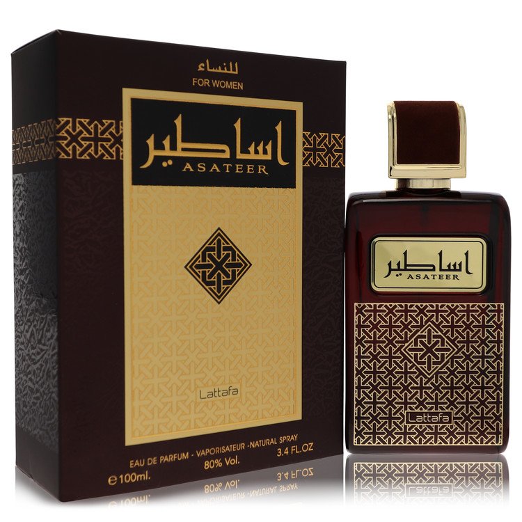 Lattafa Asateer 3.4 oz Eau De Parfum Spray For Women By Lattafa