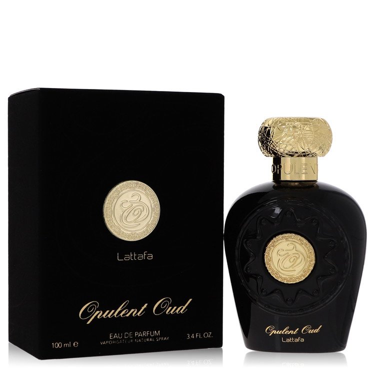Lattafa Opulent Oud Eau De Parfum Spray 3.4 oz Eau De Parfum Spray (Unisex) For Men By Lattafa