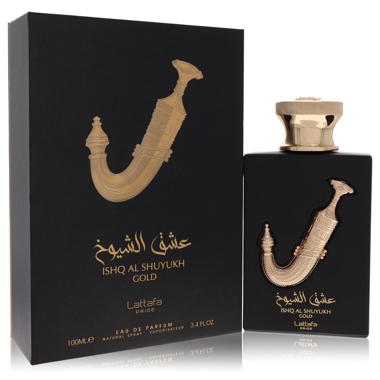Lattafa Pride Ishq Al Shuyukh Gold Eau De Parfum Spray 3.4 oz Eau De Parfum Spray (Unisex) For Men By Lattafa