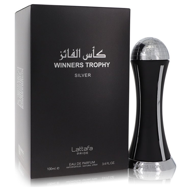 Lattafa Pride Winners Trophy Silver 3.4 oz Eau De Parfum Spray For Men By Lattafa