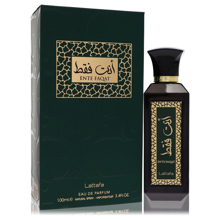 Lattafa Ente Faqat Eau De Parfum Spray 3.4 oz Eau De Parfum Spray (Unisex) For Men By Lattafa