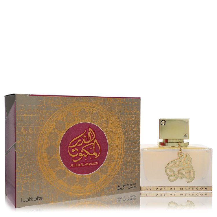 Lattafa Al Dur Al Maknoon Gold Eau De Parfum Spray 3.4 oz Eau De Parfum Spray (Unisex) For Men By Lattafa