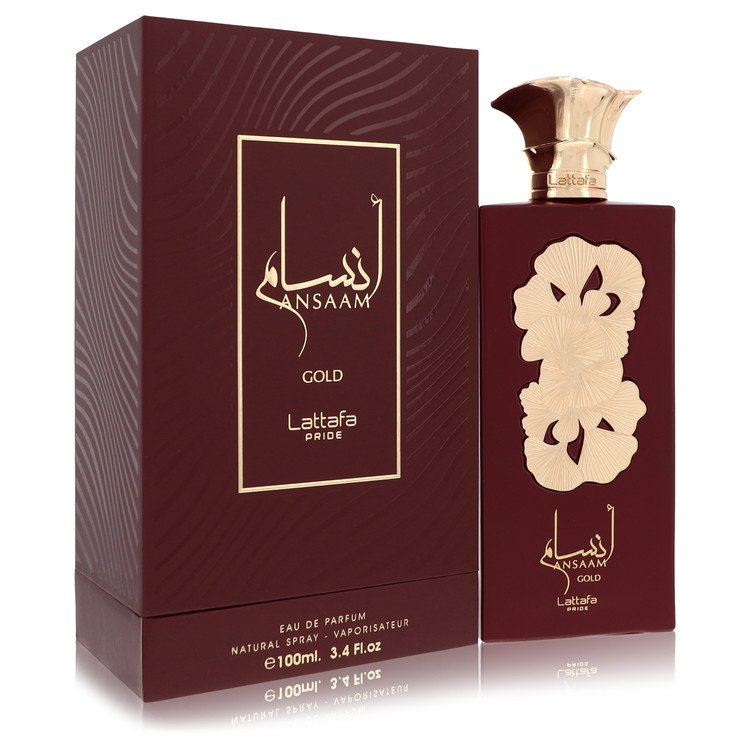 Lattafa Pride Ansaam Gold Eau De Parfum Spray 3.4 oz Eau De Parfum Spray (Unisex) For Women By Lattafa