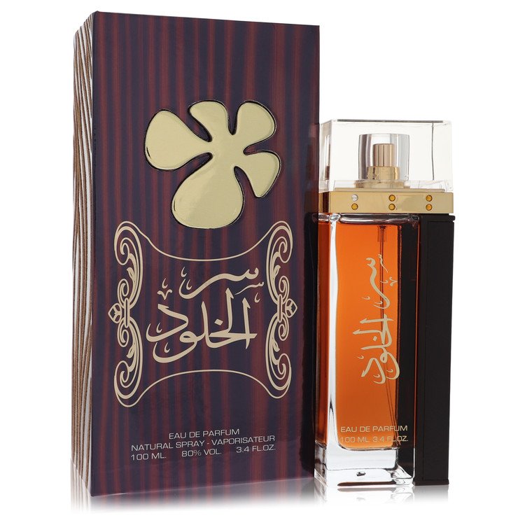 Lattafa Ser Al Khulood Eau De Parfum Spray 3.4 oz Eau De Parfum Spray (Unisex) For Men By Lattafa