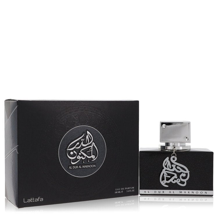 Lattafa Al Dur Al Maknoon Silver Eau De Parfum Spray 3.4 oz Eau De Parfum Spray (Unisex) For Men By Lattafa