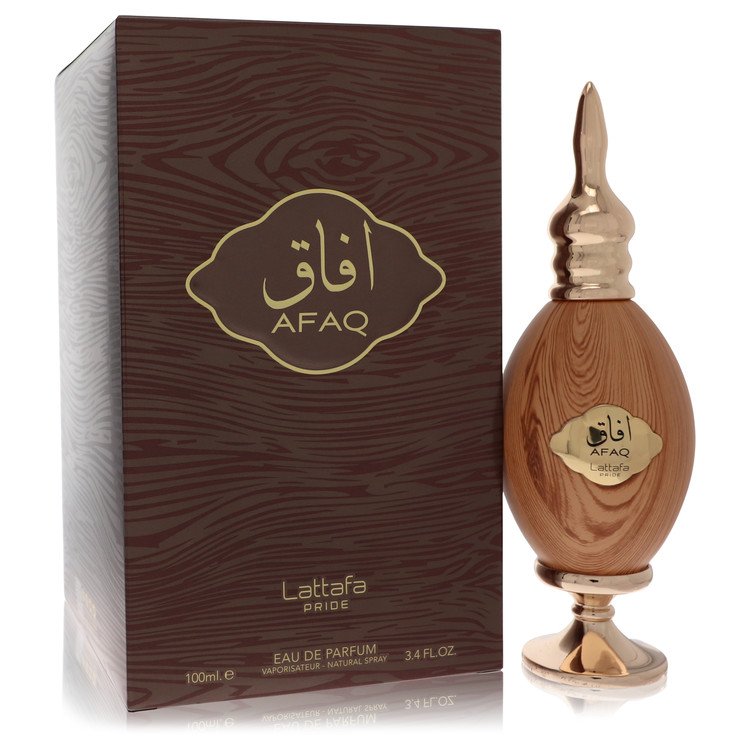 Lattafa Pride Afaq Gold Eau De Parfum Spray 3.4 oz Eau De Parfum Spray (Unisex) For Women By Lattafa