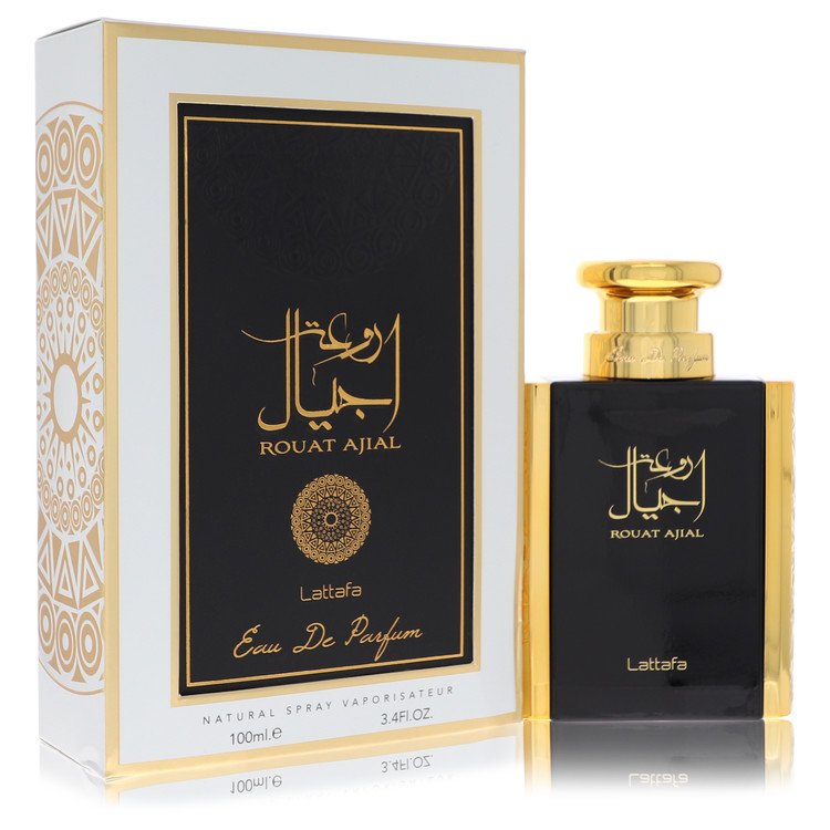 Lattafa Rouat Ajial Eau De Parfum Spray 3.4 oz Eau De Parfum Spray (Unisex) For Women By Lattafa
