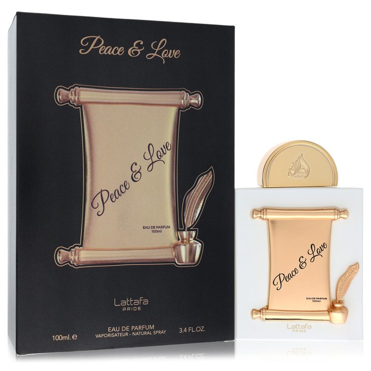 Lattafa Peace & Love Eau De Parfum Spray 3.4 oz Eau De Parfum Spray (Unisex) For Men By Lattafa