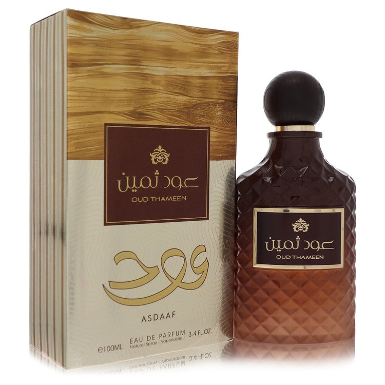 Lattafa Asdaaf Oud Thameen Eau De Parfum Spray 3.4 oz Eau De Parfum Spray (Unisex) For Men By Lattafa