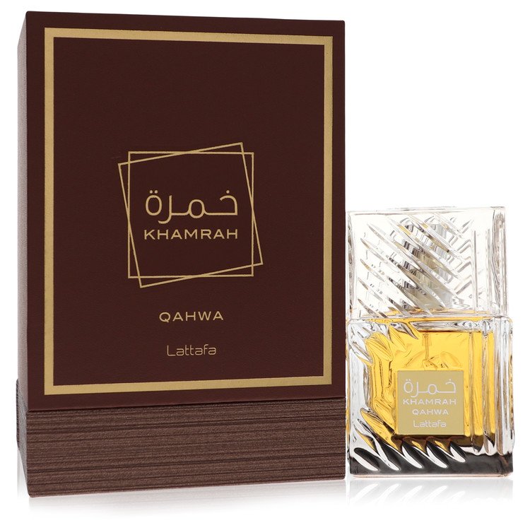 Lattafa Khamrah Qahwa Eau De Parfum Spray 3.4 oz Eau De Parfum Spray (Unisex) For Men By Lattafa