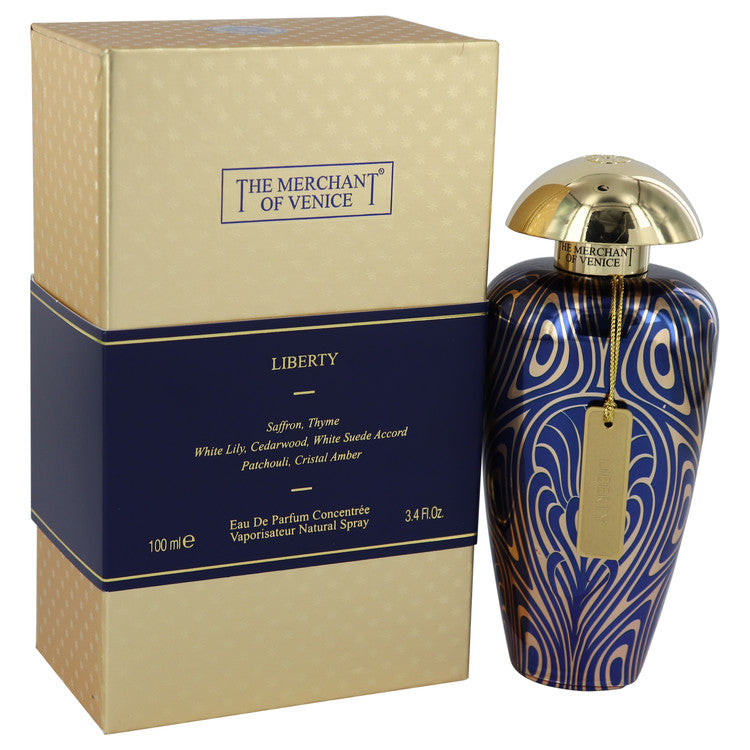 Liberty Eau De Parfum Concentree Spray 3.4 oz Eau De Parfum Concentree Spray (Unisex) For Women By The Merchant Of Venice