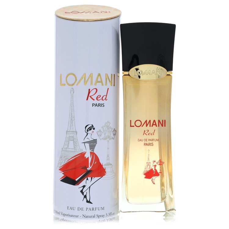 Lomani Red 3.3 oz Eau De Parfum Spray For Women By Lomani