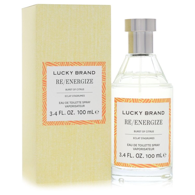 Lucky Brand Re/energize 3.4 oz Eau De Toilette Spray For Men By Lucky Brand